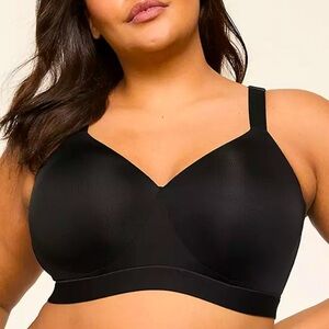 Cacique Comfort Bliss Black Lounge Bra, 44DD